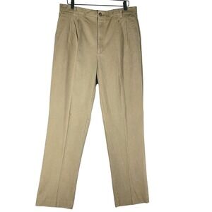 VTG 90s Lacrosse USA Pleated Khaki Chino Pants Mens 36x34 Deadstock Y2K